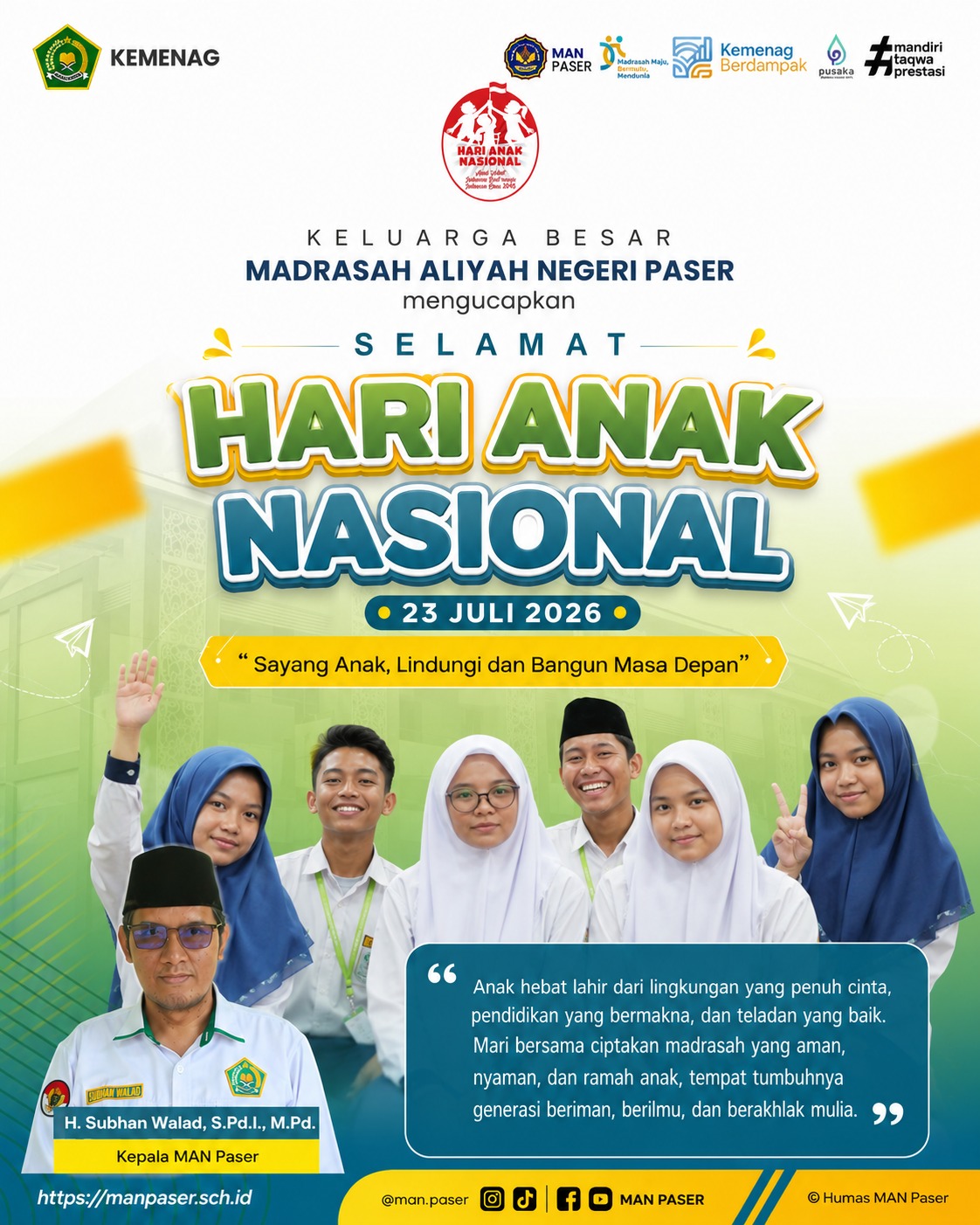 Hari Anak Nasional 2026